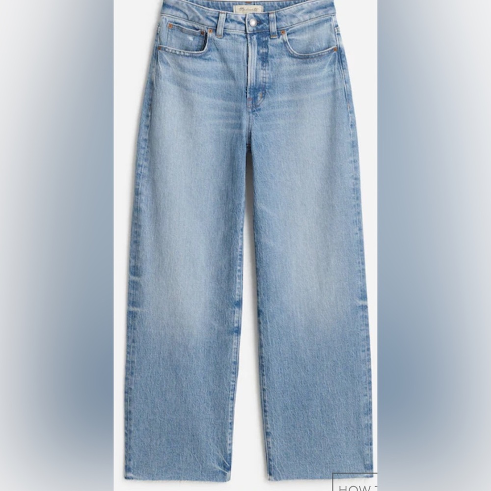 Madewell| The Curvy Perfect Vintage Wide-Leg Crop Jean - Picture 5 of 7